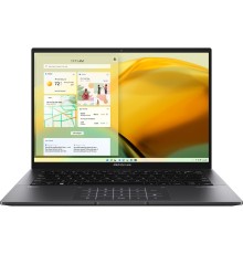 Ноутбук/ ASUS UM3402YA-KP860 14"(2560x1600 (матовый) IPS)/AMD Ryzen 5 7430U(2.3Ghz)/16384Mb/1024SSDGb/noDVD/Int:AMD Radeon/Cam/BT/WiFi/75WHr/war 1y/1.35kg/Jade Black/DOS + NumberPad; алюм корп; +чехол