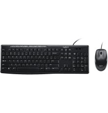 Комплект проводной Logitech MK121P (клавиатура+мышь) M-U0026 / YU0036 С КИРИЛЛИЦЕЙ (Мятая упаковка)