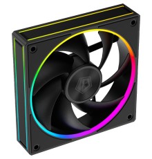 Кулер для корпуса/ Case Cooler ID-COOLING AF-127-ARGB-K (120x120x27mm, 4-pin PWM, ARGB, 78CFM, 29.9dBA, 2000RPM, Black)