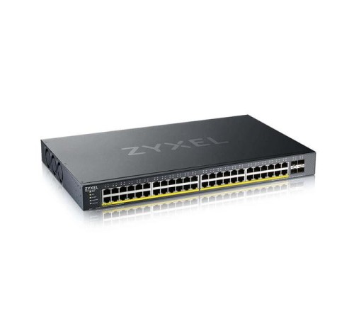 Коммутатор Smart L3 Lite коммутатор PoE+ Zyxel NebulaFlex XGS1935-52HP, rack 19", 48xGE PoE+, 4xSFP+, бюджет PoE 375 Вт