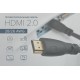 GCR Кабель Premium 0.3m HDMI версия 2.0, HDR Ultra HD 4K60 Hz/ 5K30Hz, 3D, Ethernet 18.0 Гбит/с, OD8.0mm, 28/26 AWG, черный, GCR-51766