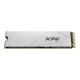 Твердотельный накопитель/ ADATA SSD GAMMIX S60 BLADE, 512GB, M.2(22x80mm), NVMe, PCIe 4.0 x4, 3D NAND, R/W 4700/1700MB/s, IOPs -/-, TBW 110, DWPD 0.12, with HeatSink (5 лет)