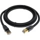 GCR Патч-корд PROF прямой 7.5m, FTP медь кат.6, позолоч. контакты и коннектор, 25 AWG, Deluxe ethernet high speed 10 Гбит/с, RJ45, T568B, GCR-52548