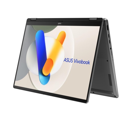 Ноутбук/ ASUS TP3407SA-QL055W flip 14"(1920x1200 OLED)/Touch/Intel Core Ultra 7 256V(2.2Ghz)/16384Mb/1024PCISSDGb/noDVD/Int:Intel Arc graphics/Cam/BT/WiFi/70WHr/war 1y/1.57kg/Matte Gray/Win11Home + стилус Ноутбук/ ASUS TP3407SA-QL055W flip 14"(1920x1200 OLED)/Touch/Intel Core Ultra 7 256V(2.2Ghz)/16384Mb/1024PCISSDGb/noDVD/Int:Intel Arc graphics/Cam/BT/WiFi/70WHr/war 1y/1.57kg/Matte Gray/Win11Home + стилус