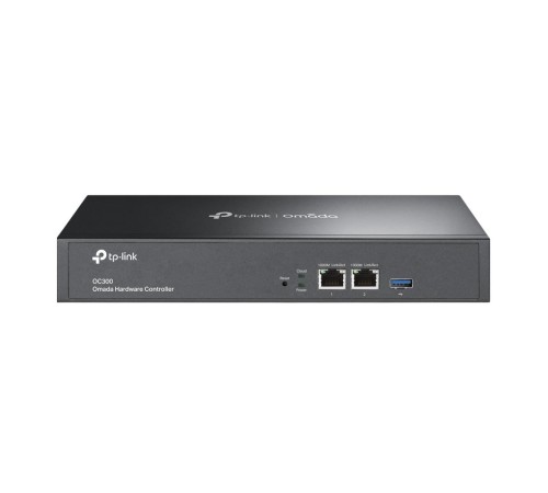 Контроллер/ Omada hardware Controller OC300, 2 gigabit ethernet ports, 1 USB 3.0 port, managed up to 500 Omada Access Points/Switch/Gateway, support batch configuration, firmware upgradation, intelligent network monitoring and captive portal, easy managem