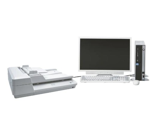 Сканер Ricoh scanner SP-1425 (P3753A), (Офисный сканер, 25 стр/мин, 50 изобр/мин, А4, двустороннее устройство АПД и планшетный блок, USB 2.0, светодиодная подсветка) аналог Fujitsu SP-1425