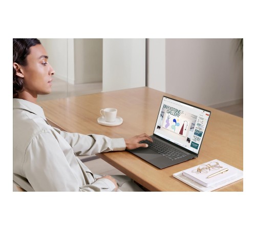 Ноутбук/ ASUS UM5606WA-RK236W 16"(2880x1800 OLED)/AMD Ryzen AI 9 HX 370(2Ghz)/32768Mb/1024PCISSDGb/noDVD/Int:AMD Radeon 890M/Cam/BT/WiFi/78WHr/war 1y/1.5kg/Zumaia Gray/Win11Home + алюм корп; +USB-RJ45 кабель Ноутбук/ ASUS UM5606WA-RK236W 16"(2880x1800 OLED)/AMD Ryzen AI 9 HX 370(2Ghz)/32768Mb/1024PCISSDGb/noDVD/Int:AMD Radeon 890M/Cam/BT/WiFi/78WHr/war 1y/1.5kg/Zumaia Gray/Win11Home + алюм корп; +USB-RJ45 кабель