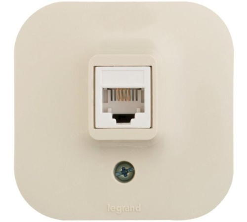 Quteo Розетка RJ45 кат.5е UTP, сл.кость