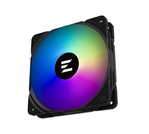 Вентилятор для корпуса ZALMAN ZM-AF120 ARGB BLACK, 120x120x25mm, 4-PIN PWM, 600-2000 RPM, 29,7 DBA MAX, HYDRO BEARING