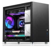 Корпус без блока питания/ Case JONSBO D30, Mini-Tower, TG, no fan, 1xUSB-A 3.2 + 1xUSB-C 3.2, mATX, mDTX, mITX Black