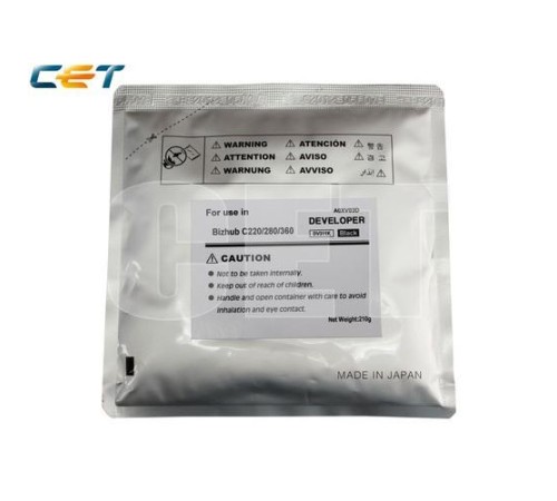 -/ Девелопер для KONICA MINOLTA Bizhub C220/C280/C360 (CET) Black, 210г/пак, 570000 стр.