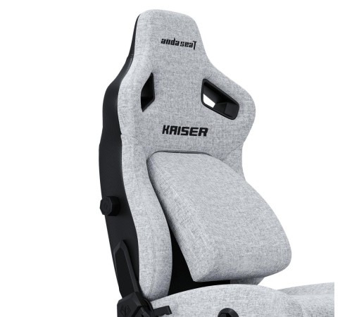 Кресло игровое Anda Seat Kaiser 4 XL Ash Grey Fabric (модель AD12) Кресло игровое Anda Seat Kaiser 4 XL Ash Grey Fabric (модель AD12)