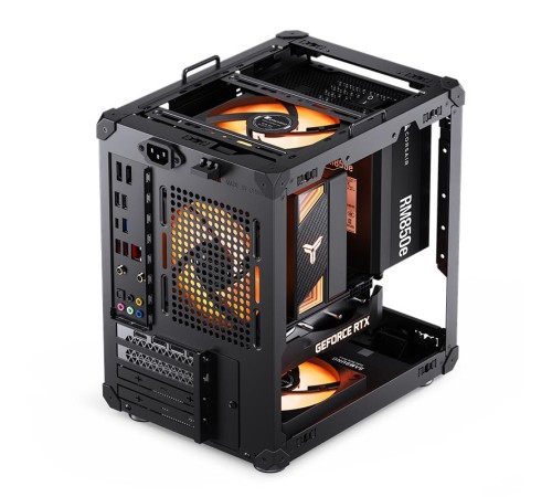 Корпус без блока питания/ Case JONSBO C6-ITX, Micro-Tower, no fan, 1xUSB-A 3.0 + 1xUSB-C 3.1, mDTX, mITX Black