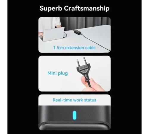 Сетевое зарядное устройство Vention на 4 порта GaN 100W USB (C+C+A+A) Чёрный, шт.