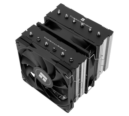 Кулер для процессора/ CPU Cooler Thermalright Royal Knight 120 SE (4-pin PWM, 155mm, Ni/Cu, 6x6mm, 2x120mm, 66.17CFM/59CFM, 25.6dBA/26.1dBA, 1500RPM/1800RPM, S: 1200, 1700, 1851, 115X, AM4, AM5, silver, black) Кулер для процессора/ CPU Cooler Thermalright Royal Knight 120 SE (4-pin PWM, 155mm, Ni/Cu, 6x6mm, 2x120mm, 66.17CFM/59CFM, 25.6dBA/26.1dBA, 1500RPM/1800RPM, S: 1200, 1700, 1851, 115X, AM4, AM5, silver, black)