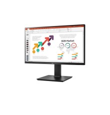 Монитор LCD 23.8'' 16:9 1920х1080(FHD) IPS, 75 Hz, 250 cd/m2, 1000:1, 5ms, VGA, HDMI, DP, Height adj, Pivot, Tilt, Swivel, 2Y, Black (Вскрытая упаковка)