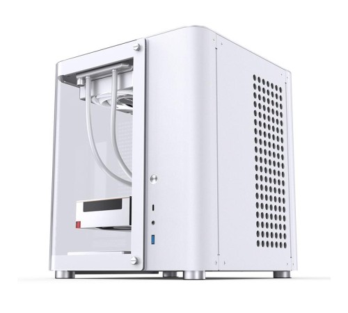 Корпус без блока питания/ Case JONSBO TK-1, Mini-Tower, TG, no fan, 1xUSB-A 3.2 + 1xUSB-C 3.2, mATX, mITX White Корпус без блока питания/ Case JONSBO TK-1, Mini-Tower, TG, no fan, 1xUSB-A 3.2 + 1xUSB-C 3.2, mATX, mITX White