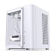 Корпус без блока питания/ Case JONSBO TK-1, Mini-Tower, TG, no fan, 1xUSB-A 3.2 + 1xUSB-C 3.2, mATX, mITX White