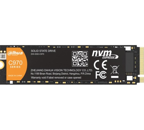 SSD накопитель Dahua SSD C970 2TB M.2 2280 PCIe4x4 3D NAND TLC, R/W up to 4800/4400MB/s, IOPS(R4K) 225K/180K, TBW 4000TB 3y wty SSD накопитель Dahua SSD C970 2TB M.2 2280 PCIe4x4 3D NAND TLC, R/W up to 4800/4400MB/s, IOPS(R4K) 225K/180K, TBW 4000TB 3y wty