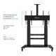 ONKRON мобильная стойка для ТВ или интерактивной панели 60"-100", макс 136.4кг, чёрная TS2811