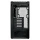 Корпус без блока питания/ Case HSPD F711, Panoramic Full Tower, Black, TG, 0.7 SPCC, no fans ATX, mATX, mITX 190/420/280mm 2x2.5", 2x3.5", 7xPCI 1xUSB-A 3.0, 1xUSB-C 445x235x475mm