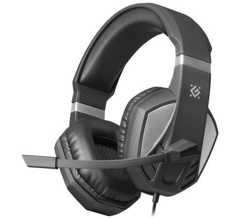 Defender Игровая гарнитура Zeyrox черный+серый, кабель 1.8 м