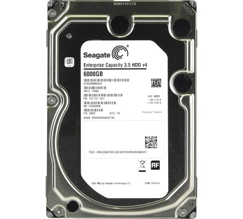 Жесткий диск/ HDD Seagate SATA3 6Tb Constellation ES.3 7200 128Mb (clean pulled) 1 year warranty