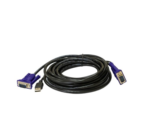 Кабель/ Кабель KVM с разъемами VGA и USB, 5 м Кабель/ Кабель KVM с разъемами VGA и USB, 5 м