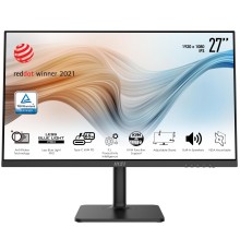 Монитор LCD 27'' [16:9] 1920х1080(FHD) IPS, nonGLARE, 75 Hz, 250 cd/m2, H178°/V178°, 1000:1, 100M:1, 16.7M, 5ms, HDMI, DP, USB-C, Height adj, Pivot, Tilt, Swivel, 1Y, Black