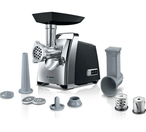 Мясорубка BOSCH/ Мясорубка 700Вт, 3.5 кг/мин, реверс, насадки: шинковка, кеббе, колбас Мясорубка BOSCH/ Мясорубка 700Вт, 3.5 кг/мин, реверс, насадки: шинковка, кеббе, колбас