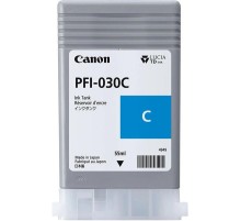 Картридж Canon PFI-030C голубой для imagePROGRAF TA-20, TA-30, TM-240, TM-340 (55мл)