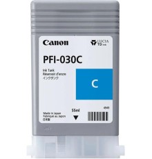Картридж Canon PFI-030C голубой для imagePROGRAF TA-20, TA-30, TM-240, TM-340 (55мл)
