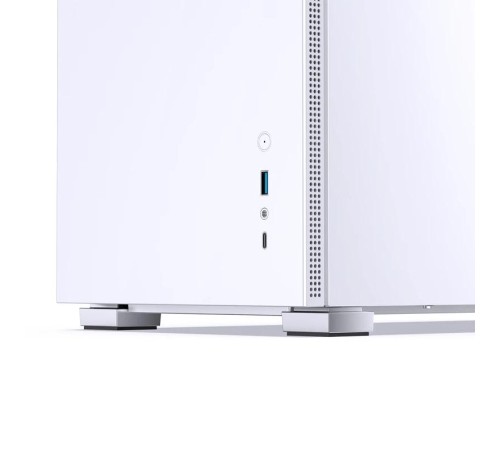 Корпус без блока питания/ Case JONSBO D31 STD SCREEN, Mini-Tower, TG, no fans, 1xUSB-A 3.2 + 1xUSB-C 3.2, mATX, mDTX, mITX White