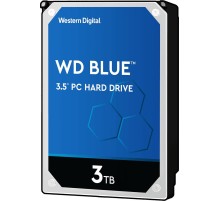 Жесткий диск/ HDD WD SATA3 3Tb Blue 5400 64Mb 1 year warranty