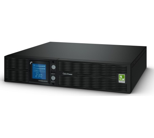 ИБП CyberPower PR1500ELCDRT2U, Rackmount, Line-Interactive, 1500VA/1350W, 8 IEC-320 С13 розеток, USB&Serial, RJ11/RJ45, SNMPslot, LCD дисплей, Black, 0.5х0.6х0.3м., 30.2кг./ UPS Line-Interactive CyberPower PR1500ELCDRT2U 1500VA/1350W USB/RS-232/Dry/EPO/SN