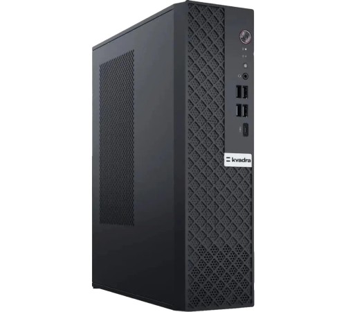 Персональный компьютер/ Kvadra TAU  Intel Core i5 12500(3Ghz)/16384Mb/512SSDGb/Ext:Intel UHD Graphics 770/war 1y/black/noOS