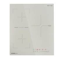 Встраиваемая варочная панель HOMSAir/ Индукционная варочная панель с Flex Zone и Booster, 45 см, 3 конфорки, сенсорное управление, 9 уровней мощности, бежевый цвет
