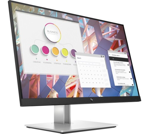 Монитор LCD 24'' [16:9] 1920х1080(FHD) IPS, nonGLARE, 60 Hz, 250 cd/m2, H178°/V178°, 1000:1, 20М:1, 16.7M, 5ms, VGA, HDMI, DP, USB-Hub, Height adj, Pivot, Tilt, Swivel, 1Y, Black,Silver (Мятая упаковка)