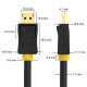 GCR Кабель Premium 1.0m HDMI 2.1, ECO Soft капрон, черный, HDR 4:4:4, Ultra HD, 8K 60Hz/4K*120Hz, 3D, 48 Гбит/с, 3 Х экран с армированием, GCR-55765