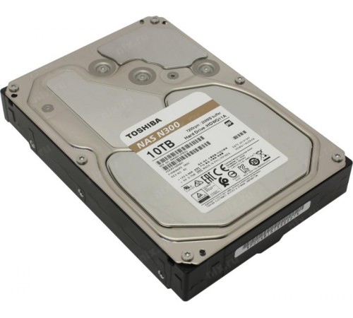 Жесткий диск/ HDD Toshiba SATA3 10Tb 3.5" 7200 NAS 256Mb (N300) RTL