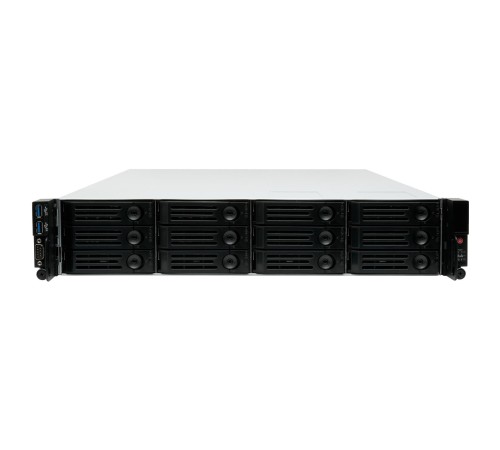Серверный корпус/ 2U chassis; E-ATX, ATX, Micro-ATX, Mini-ITX MBs; 12 x 3.5'' hs + 2 x 2.5'' hs rear; 800 Wt CRPS(1+1); no rails