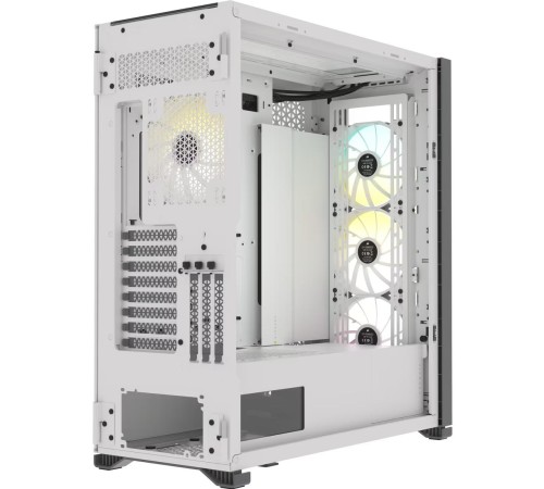 Корпус без блока питания/ Case Corsair iCUE 7000X RGB, Full-Tower, TG, 4x140mm RGB, 4xUSB-A 3.0, 1xUSB 3.2 Type-C, E-ATX, ATX, mATX, mITX White