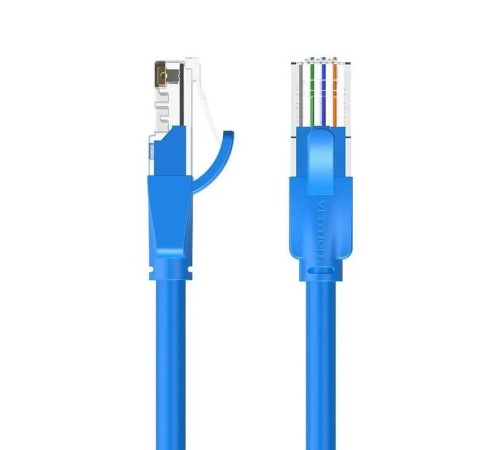 Патч-корд Vention прямой UTP cat.6, RJ45 - 3м. Синий