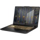 Ноутбук/ ASUS TUF A17 FA706NFR-HX007 17.3"(1920x1080 (матовый, 144Hz) IPS)/AMD Ryzen 7 7435HS(3.1Ghz)/16384Mb/512PCISSDGb/noDVD/Ext:nVidia GeForce RTX2050(4096Mb)/Cam/BT/WiFi/48WHr/war 1y/2.6kg/Graphite Black/DOS