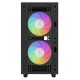 корпус Deepcool CH360 WH без БП, боковое окно (закаленное стекло), 2x140мм ARGB LED вентилятор спереди и 1x120мм ARGB LED вентилятор сзади, белый, mATX (R-CH360-WHAPE3-G-1)