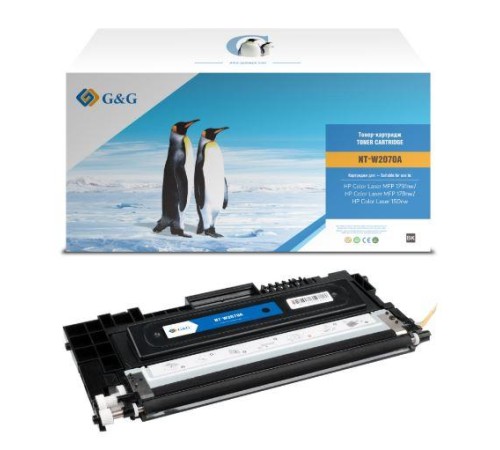 Картридж Cartridge G&G 117A для HP CLJ 179/178/150, с чипом (1 000стр.), черный (аналог W2070A)