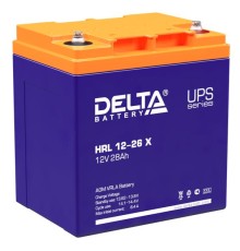 Аккумуляторная батарея Delta Аккумуляторная батарея для ИБП HRL 12-26 X (12V/26Ah)