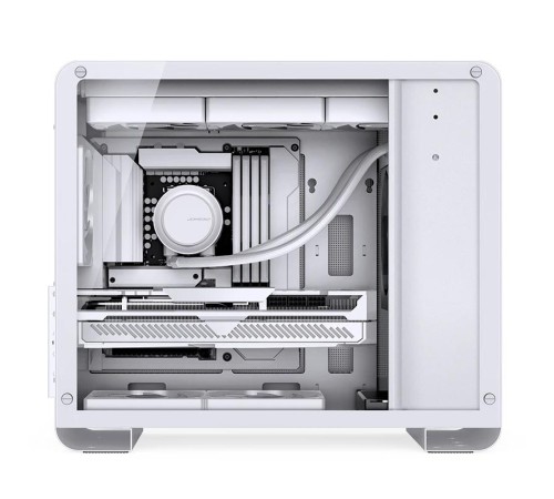 Корпус без блока питания/ Case JONSBO U4 Mini, Mini-Tower, TG, no fan, 1xUSB-A 3.0 + 1xUSB-C 3.2, mATX, mITX White Корпус без блока питания/ Case JONSBO U4 Mini, Mini-Tower, TG, no fan, 1xUSB-A 3.0 + 1xUSB-C 3.2, mATX, mITX White