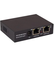 Удлинитель/ OSNOVO Удлинитель Fast Ethernet до 800м. Промежуточное устройство между двумя TR-IP1(800m) и увеличивает расстояние передачи на 800м