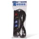 Фильтр SVEN Optima Base 5,0 м (5 розеток) черны/ Surge Protector SVEN Optima Base 5,0 m (5 sockets) Black